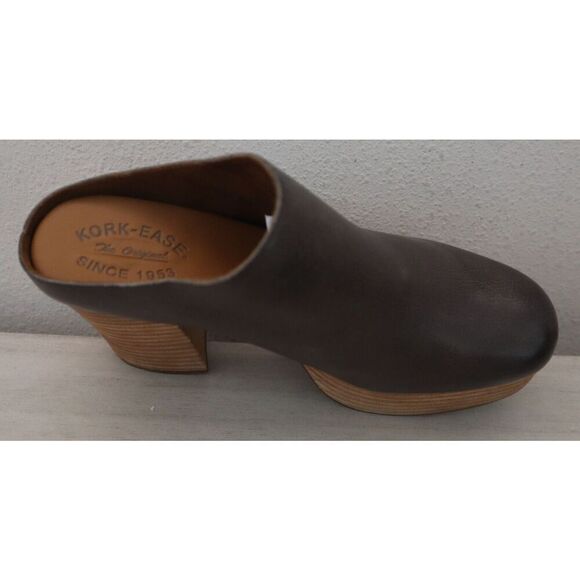 Kork-Ease KE0016922 Women's Sz 8M Gray Leather Veronica Sky-High Mules - Picture 9 of 16